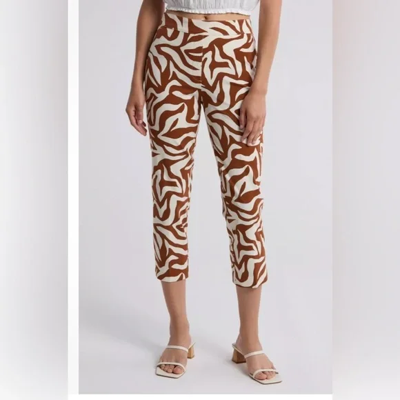 SPANX Polished Ankle Print Pants size M - Picture 1 of 11